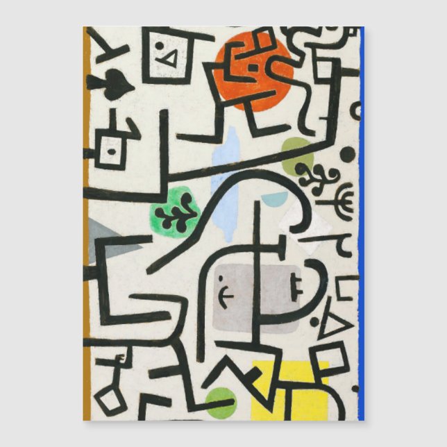 Paul Klee Rich Harbour Expressionnisme Abstrait (Devant)