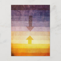 Paul Klee Séparation dans la carte postale du soir