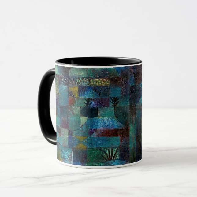 Paul Klee Terraced Garden Art Mug (Devant gauche)