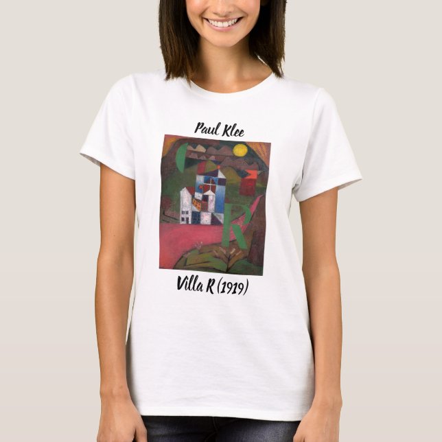 Paul Klee Villa R T-shirt Peinture Cubiste (Devant)