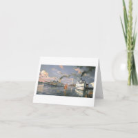 Paul McGehee "bateaux à vapeur carte de Potomac"