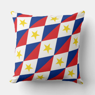 Paul McGehee Coussin "Drapeau Saba"