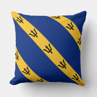 Paul McGehee Coussin du "drapeau de la Barbade"