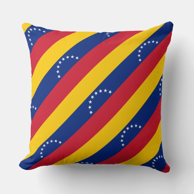 Paul McGehee Coussin du "drapeau du Venezuela" (Recto)