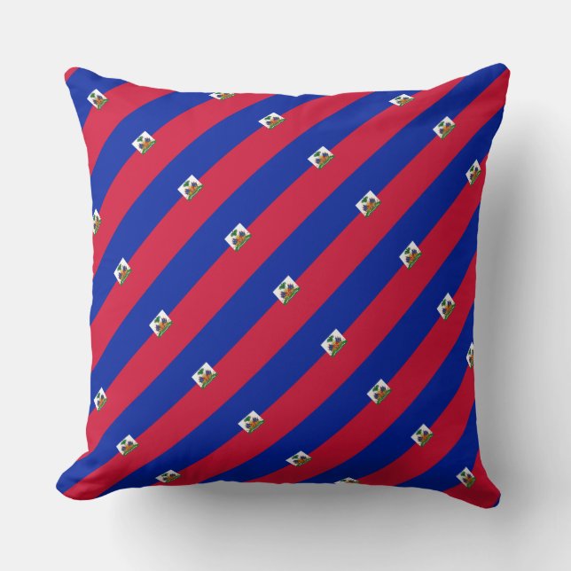 Paul McGehee Coussin du "drapeau haïtien" (Recto)