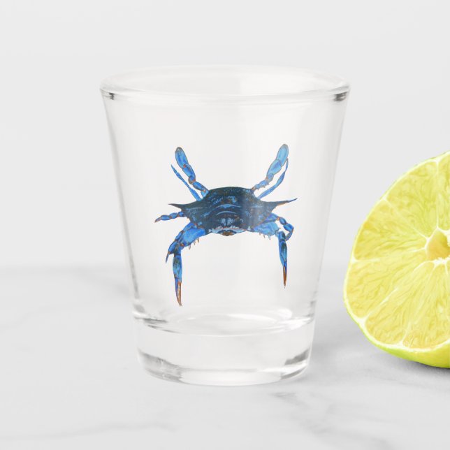 Paul McGehee Crabe Bleu Verre de tir (Devant)