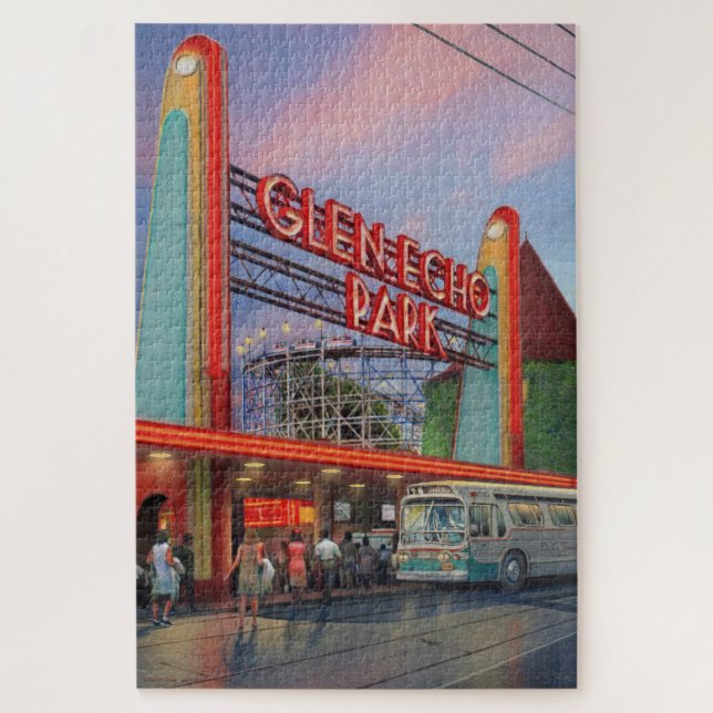 Paul McGehee "Glen Echo Nights" Puzzle (Vertical)