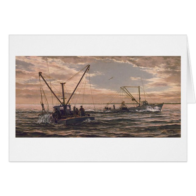 Paul McGehee "Harvesting the Chesapeake" Card (Devant Horizontal)