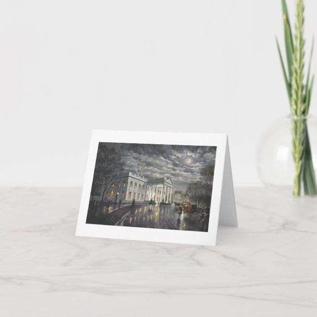 Paul McGehee "la Maison Blanche carte par clair de (Devant)