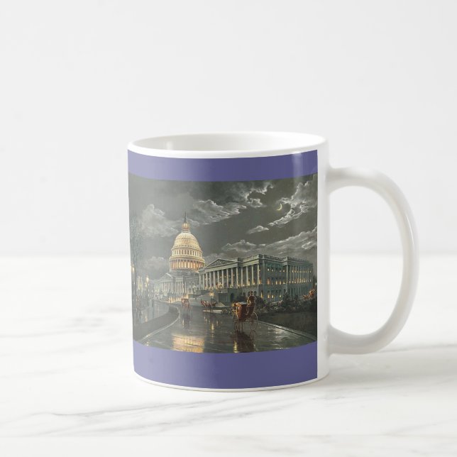 Paul McGehee "le capitol tasse par clair de lune" (Droite)