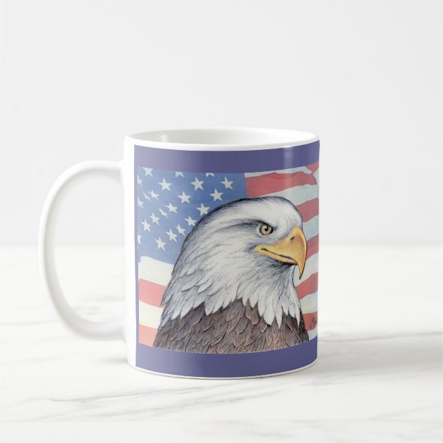 Paul McGehee Mug "American Bald Eagle" (Gauche)