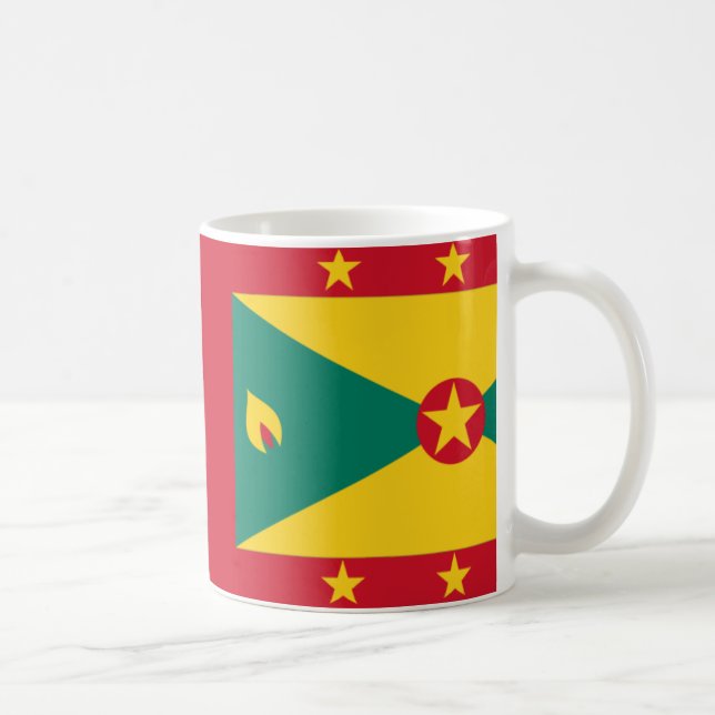 Paul McGehee Mug "Drapeau de la Grenade" (Droite)