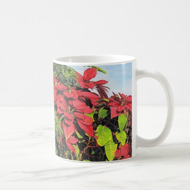 Paul McGehee Mug "Poinsettias" (Droite)