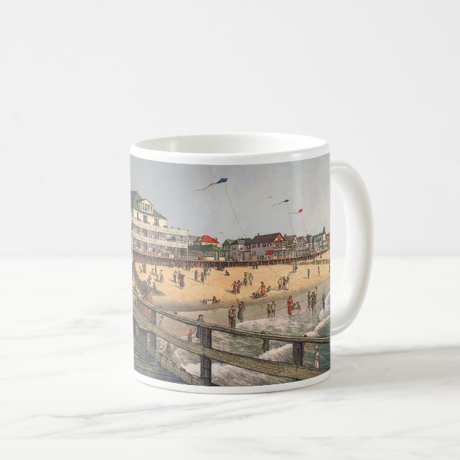 Paul McGehee "Ocean City Panorama - 1915" Mug (Devant droit)
