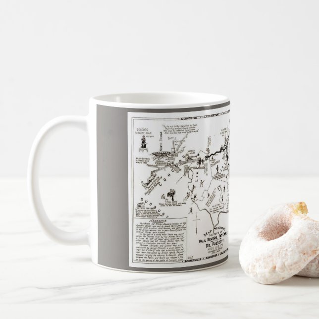 Paul Revere's Ride Mug (Avec donut)