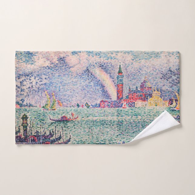 Paul Signac - Arc-en-ciel, Venise (Serviette à main)