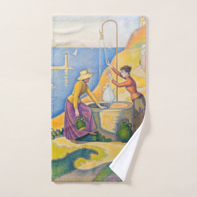 Paul Signac - Femmes au puits (Serviette à main)