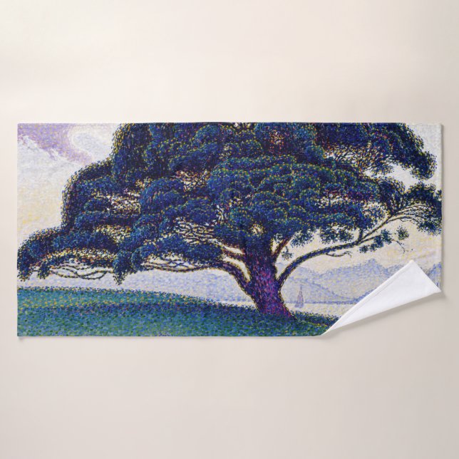 Paul Signac - Le pin Bonaventure (Serviette de bain)