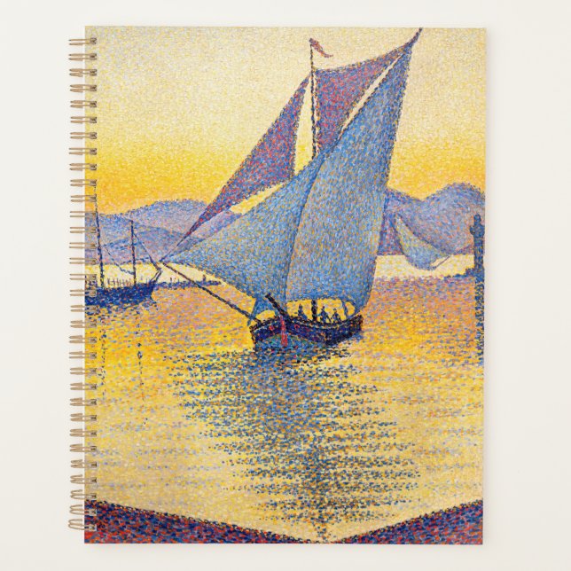 Paul Signac - Le Port au coucher du soleil, Opus 2 (Devant)