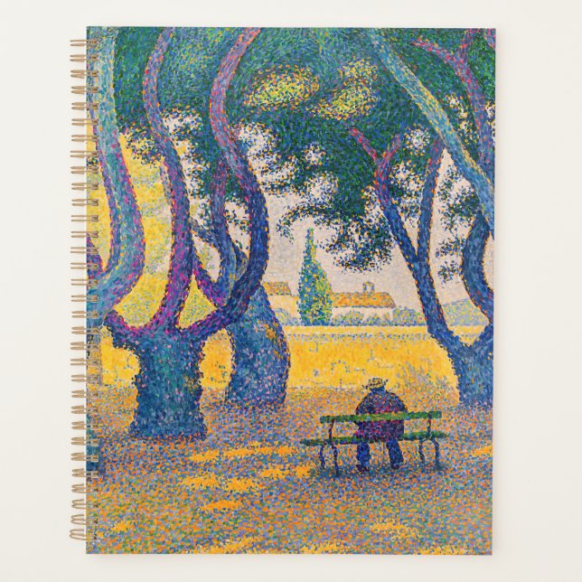 Paul Signac - Place des Lices, Saint-Tropez (Devant)