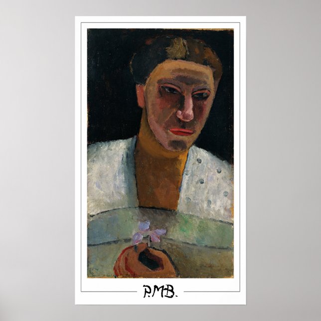Paula Modersohn-Becker Poster d'art Zedign #12 (Devant)