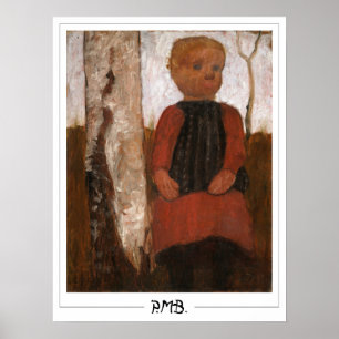 Paula Modersohn-Becker Poster d'art Zedign #7
