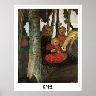 Paula Modersohn-Becker Poster d'art Zedign #75