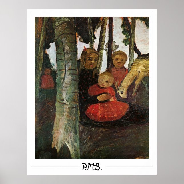 Paula Modersohn-Becker Poster d'art Zedign #75 (Devant)