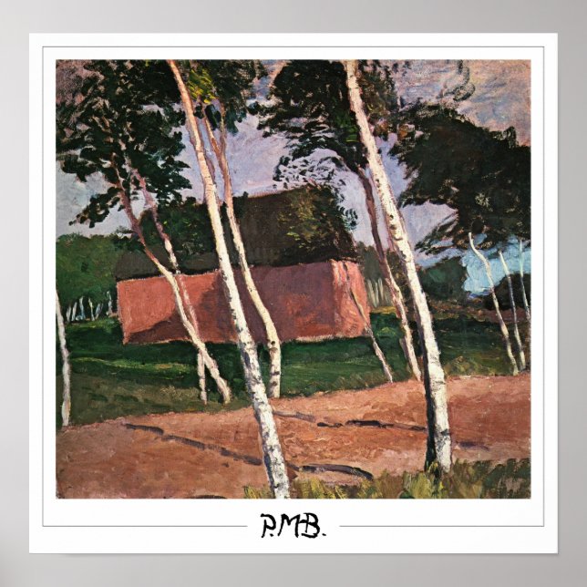 Paula Modersohn-Becker Poster d'art Zedign #88 (Devant)