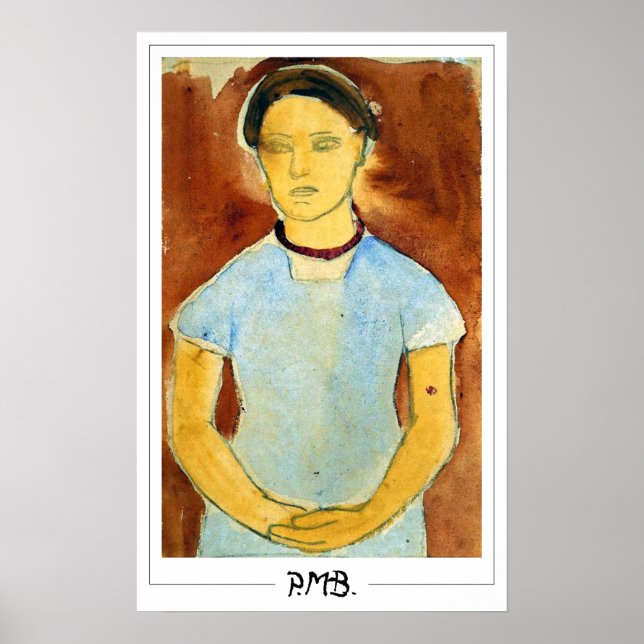 Paula Modersohn-Becker Zedign Art Poster #108 (Devant)