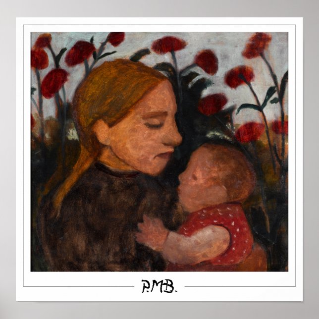Paula Modersohn-Becker Zedign Art Poster #11 (Devant)
