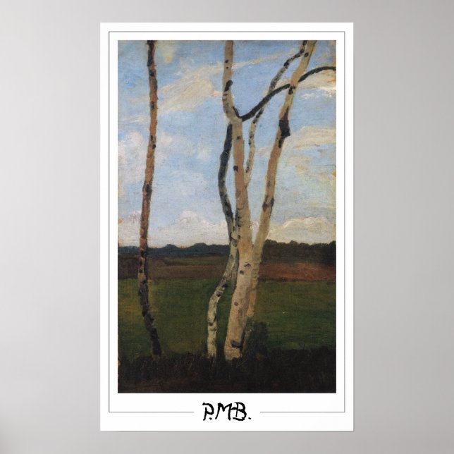Paula Modersohn-Becker Zedign Art Poster #113 (Devant)