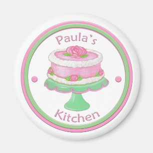 Paula's Kitchen Cake Stand Magnet