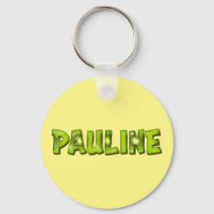 Pauline Name Kiwi Design Porte-clés