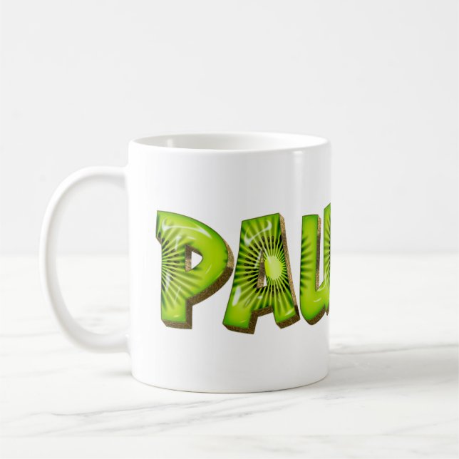 Pauline Nom Kiwi Style Tasse Teetasse (Gauche)