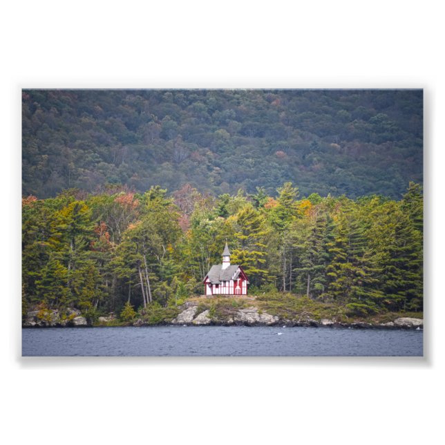 Paulist Chapel on Lake George, New York Poster (Devant)