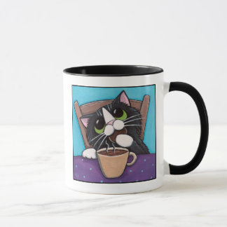Pause café - tasse de chat