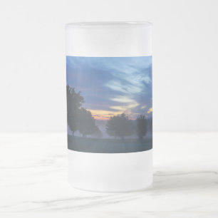 Pause De L'Aube Et Du Fog De Verre Froissé Mug Biè