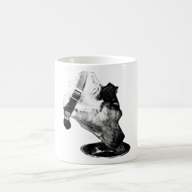 Pause d'eau Terrier Mélanger café Mug (Centre)