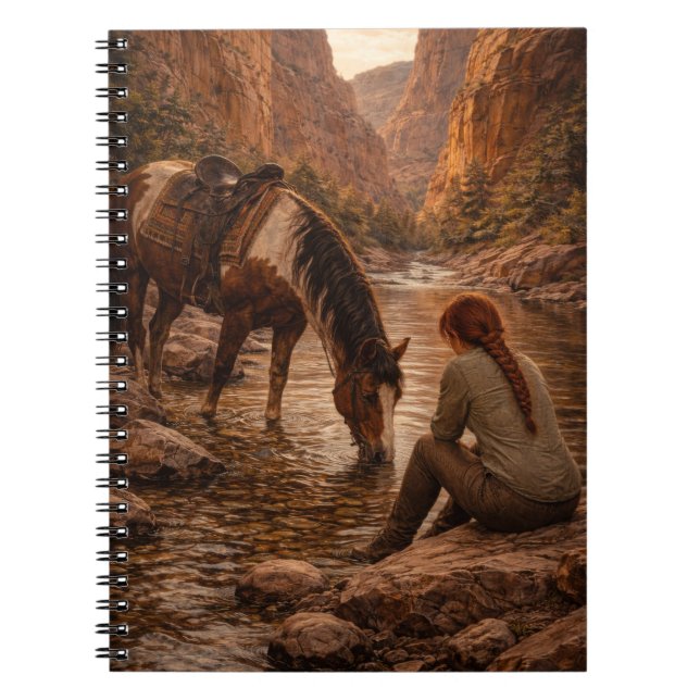 Pause rafraîchissante | Art équestre | Cahier (Devant)