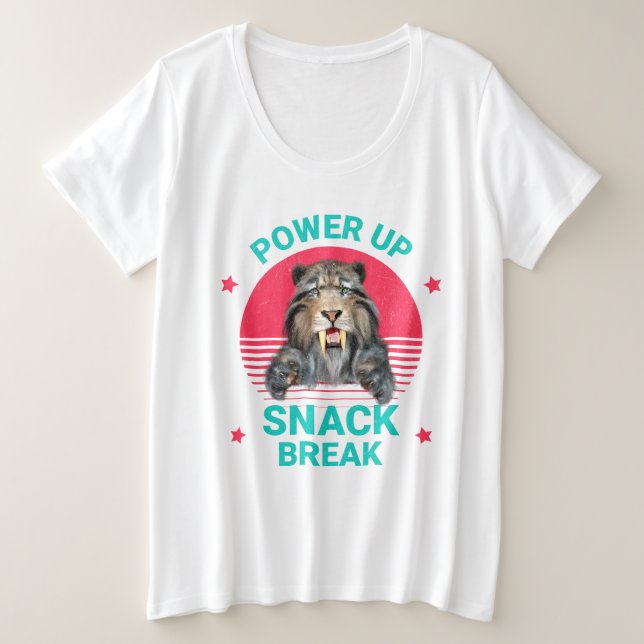 Pause Snack Sabertooth Tigre Énergisant (Design devant)