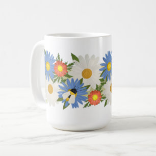 Pause Tiles 15oz Mug Bee – Édition gaucher