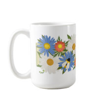 Pause Tiles 15oz Mug Bee – Édition gaucher