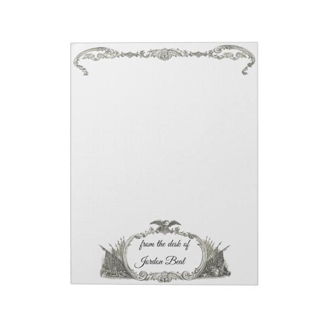 Pavillon américain et bloc-notes Eagle (Tourné)