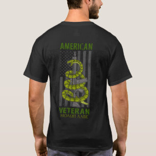 Pavillon américain Molon Labe USA AR15 T-shirt