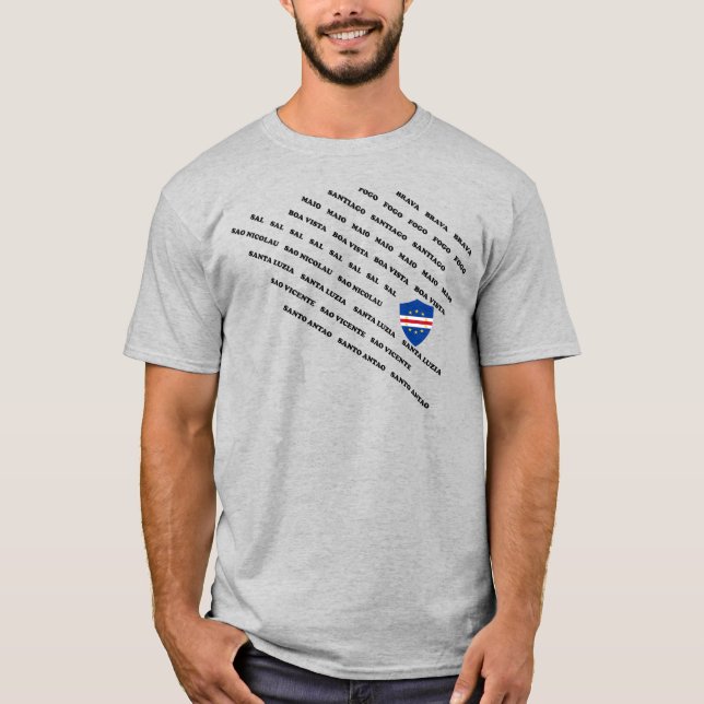 Pavillon des Îles Cabo Verde T-shirt (Devant)