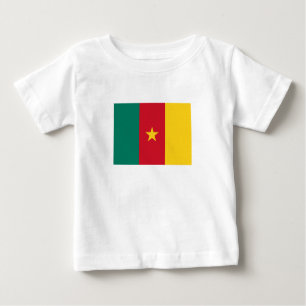 Pavillon du Cameroun patriotique T-shirt bébé