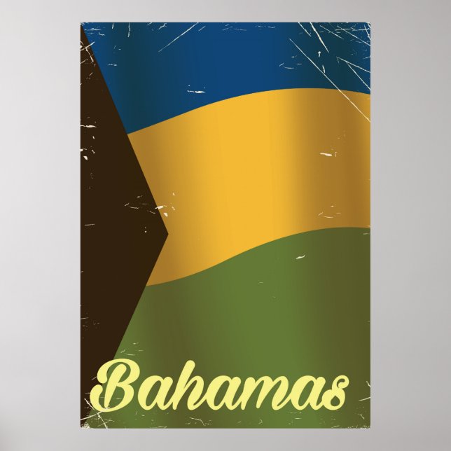 pavillon national des Bahamas affiche de voyage vi (Devant)