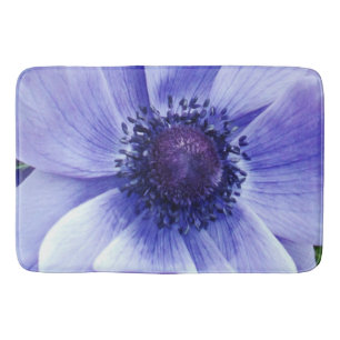 Pavot bleu, tapis de bain