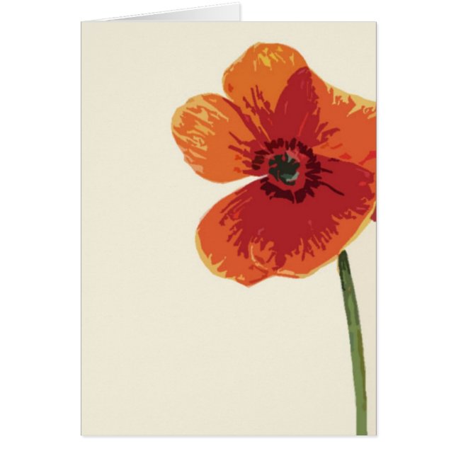 Pavot rouge 3 (Devant)